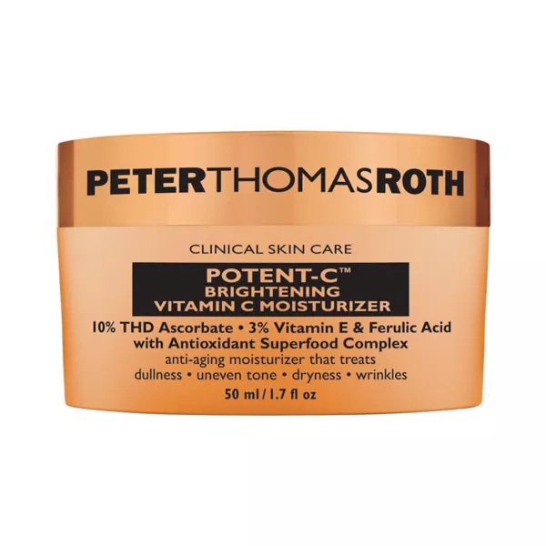 Осветляющий увлажняющий крем с витамином С Potent-C Peter Thomas Roth
Осветляющий увлажняющий крем с витамином С Potent-C Peter Thomas Roth