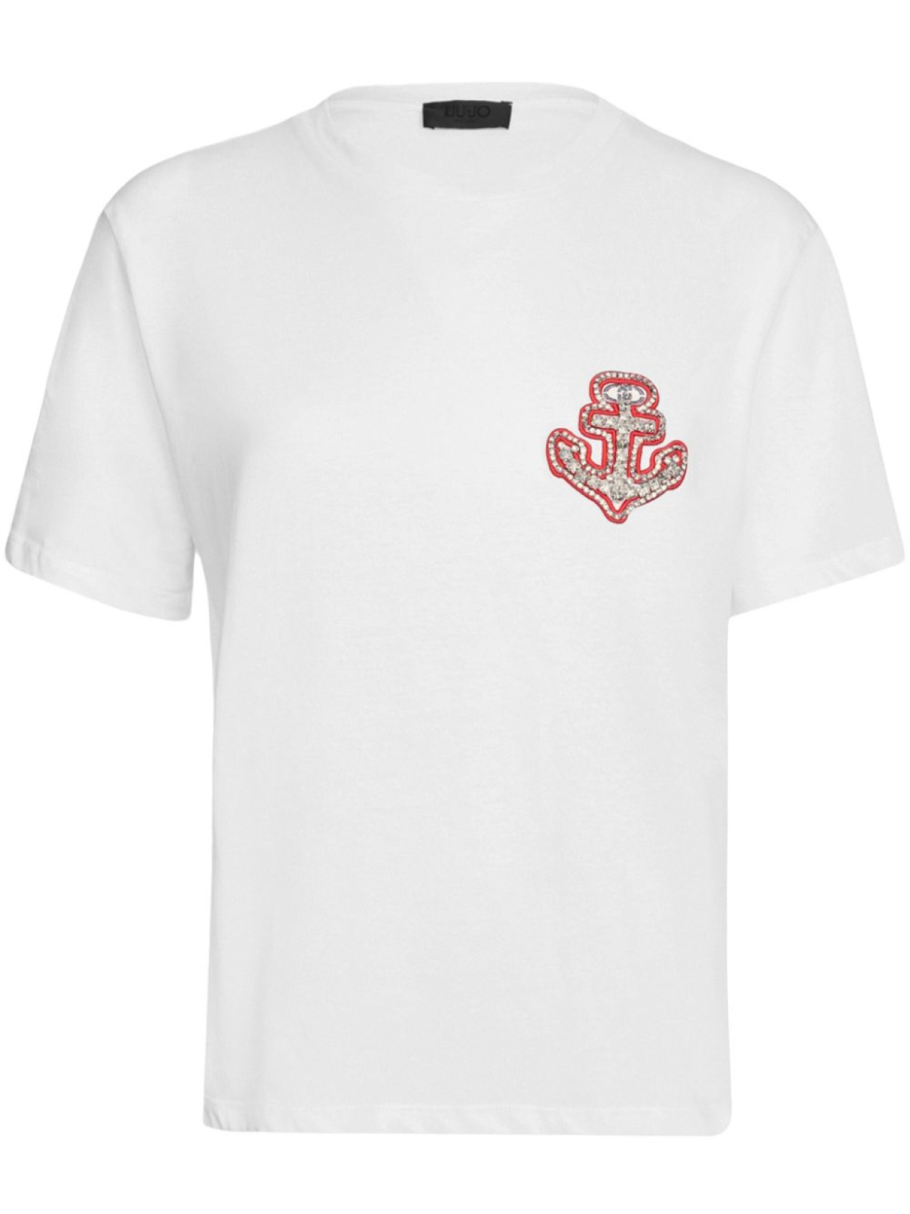 LIU JO футболка со стразами, белый
LIU JO футболка со стразами, белый