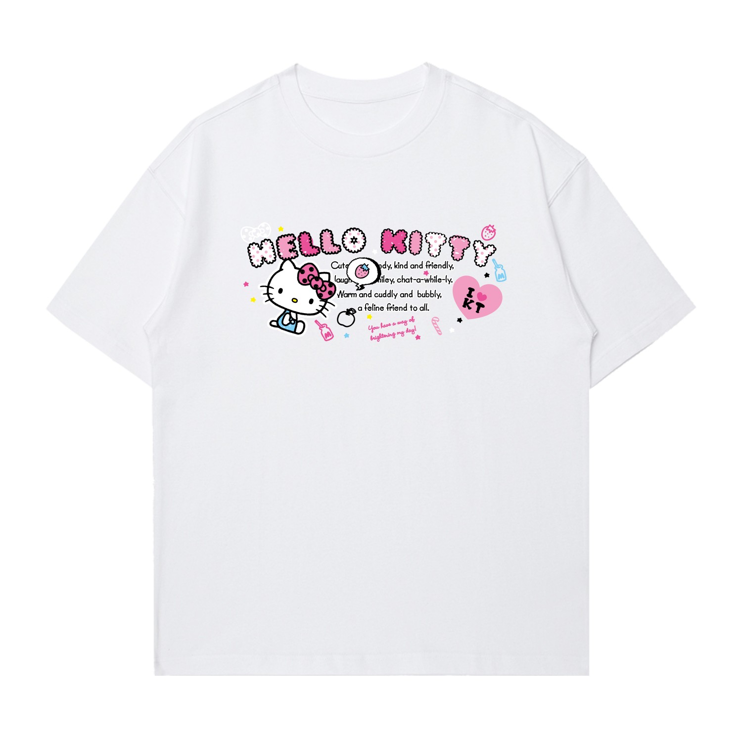Sanrio Футболка Hello Kitty Unisex черная, белая, Черный, Sanrio Футболка Hello Kitty Unisex черная, белая
Sanrio Футболка Hello Kitty Unisex черная, белая, Черный, Sanrio Футболка Hello Kitty Unisex черная, белая