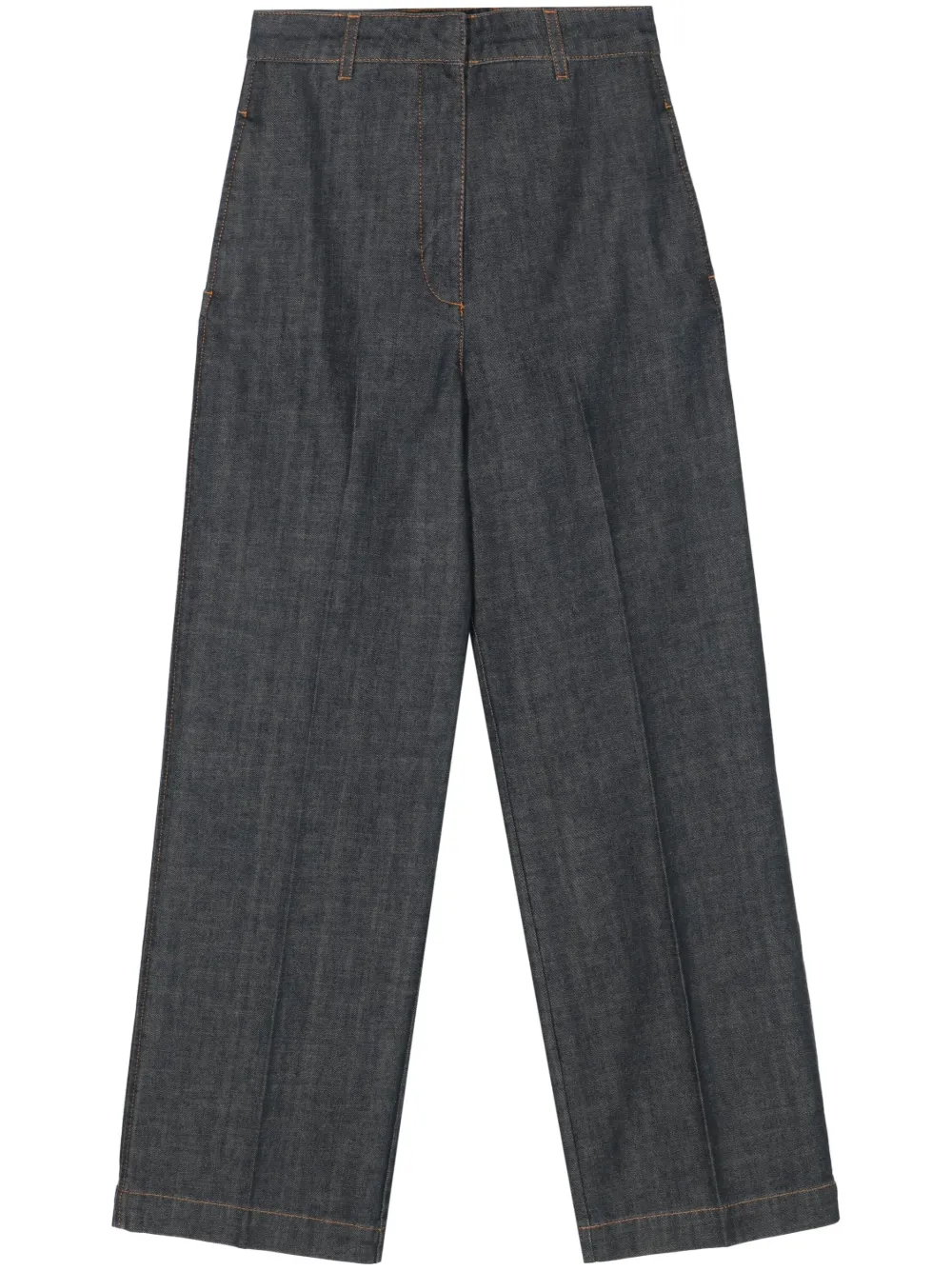 Джинсы широкого кроя с завышенной талией Fabiana Filippi, синий
Джинсы широкого кроя с завышенной талией Fabiana Filippi, синий