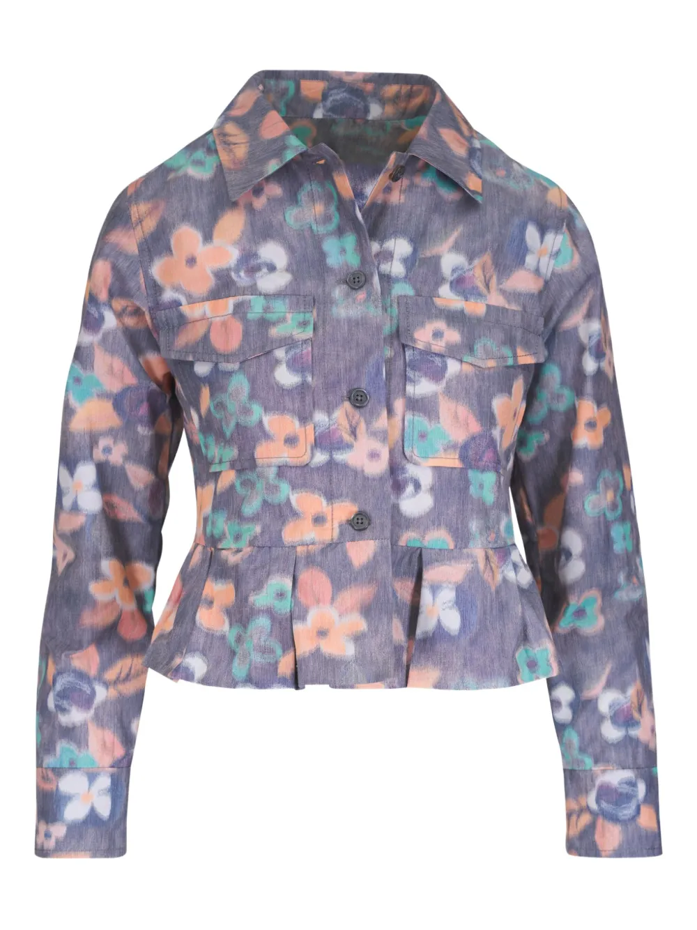 Куртка с цветочным принтом Odeeh, серый
Куртка с цветочным принтом Odeeh, серый