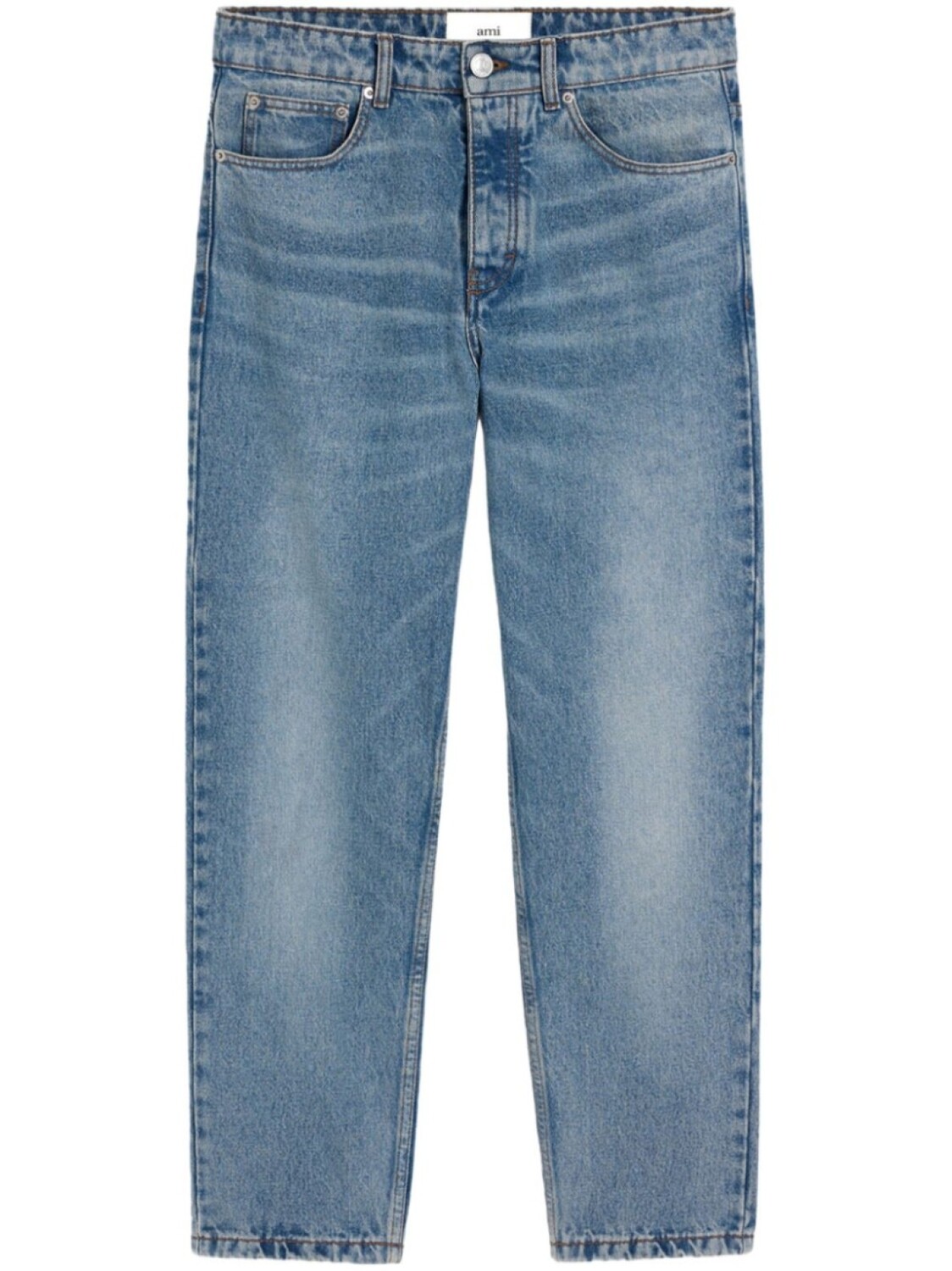 AMI Paris зауженные джинсы, синий 
AMI Paris зауженные джинсы, синий