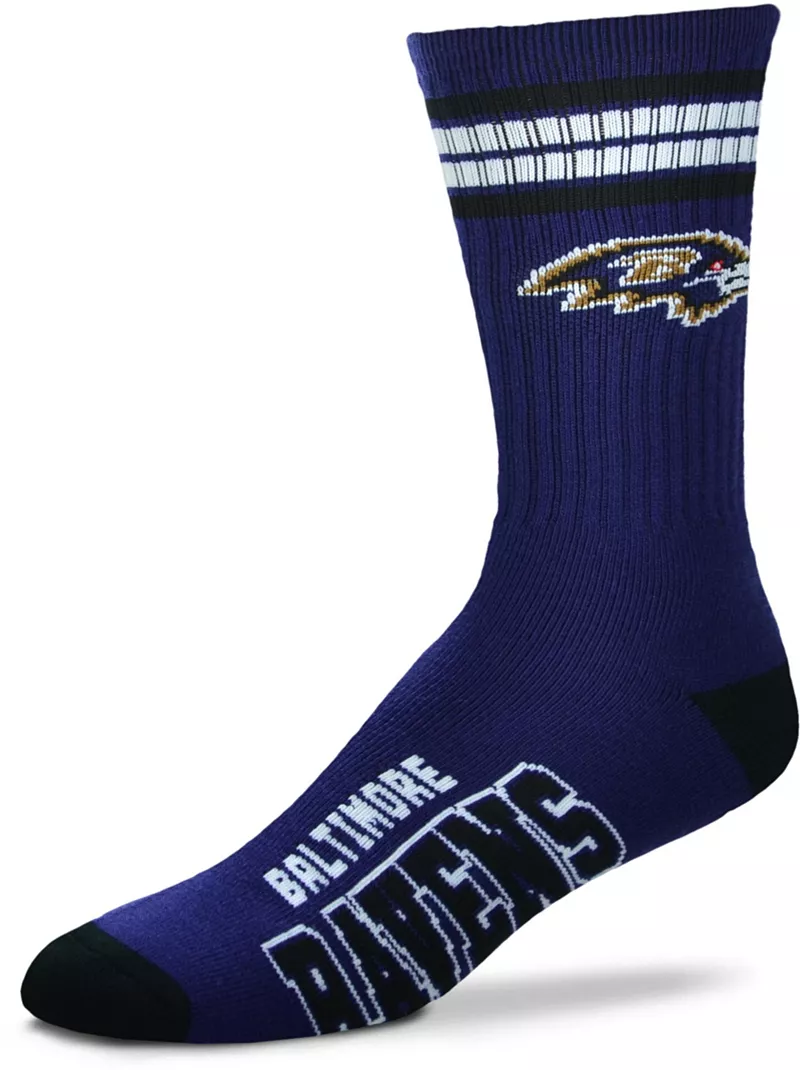 Носки с четырьмя полосками для взрослых Baltimore Ravens Deuce для босых ног For Bare Feet
Носки с четырьмя полосками для взрослых Baltimore Ravens Deuce для босых ног For Bare Feet