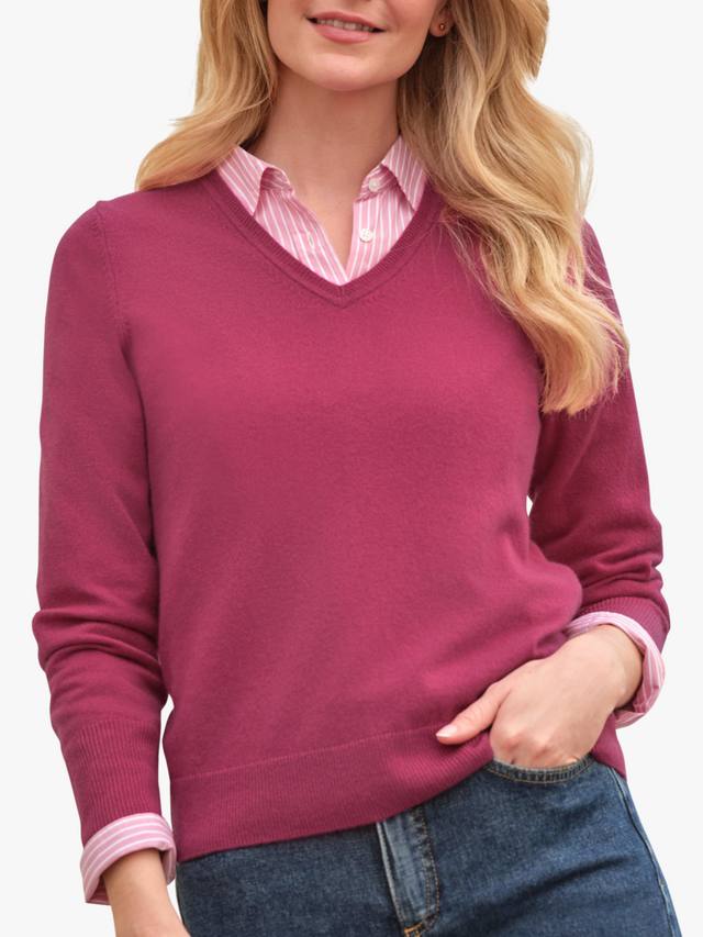 Кашемировый джемпер с v-образным вырезом Pure Collection, цвет Velvet Pink
Кашемировый джемпер с v-образным вырезом Pure Collection, цвет Velvet Pink