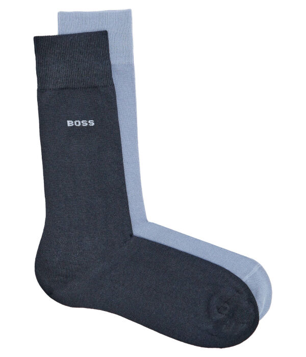 Носки мужские Boss однотонные 2 пары, синий
Носки мужские Boss однотонные 2 пары, синий