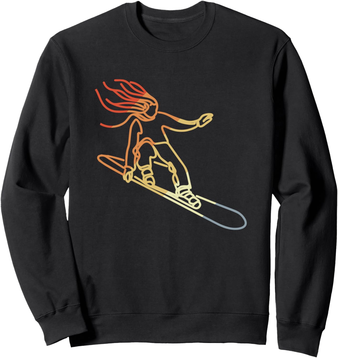Ретро-толстовка для девушки-сноубордистки Funny Snowboarder Graphic T-Shirt For Girls, черный
Ретро-толстовка для девушки-сноубордистки Funny Snowboarder Graphic T-Shirt For Girls, черный