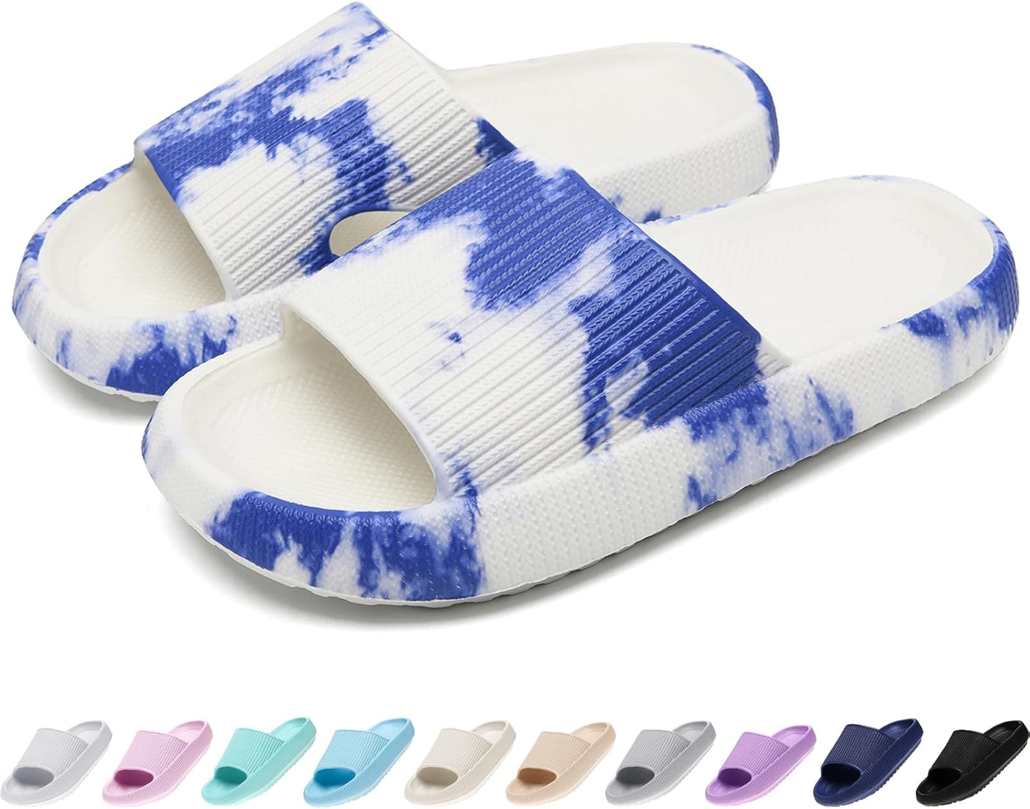 Детские тапочки-подушечки rosyclo Cloud Slides, нескользящие, с открытым носком, мягкие, удобные, с толстой подошвой, для дома и улицы, белый/синий
Детские тапочки-подушечки rosyclo Cloud Slides, нескользящие, с открытым носком, мягкие, удобные, с толстой подошвой, для дома и улицы, белый/синий