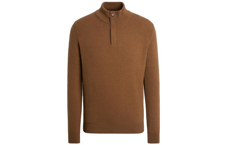 Zegna Oasi Матовый воротник Ребристый джемпер Ermenegildo Zegna, Коричневый
Zegna Oasi Матовый воротник Ребристый джемпер Ermenegildo Zegna, Коричневый