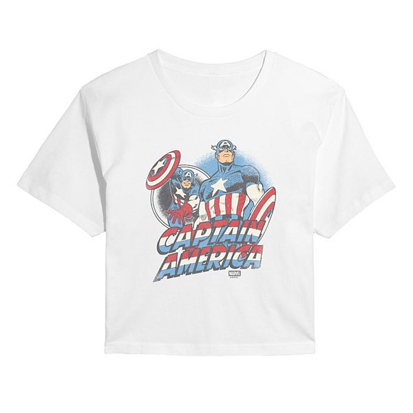 Футболка Juniors' Captain America ретро кроп Marvel
Футболка Juniors' Captain America ретро кроп Marvel