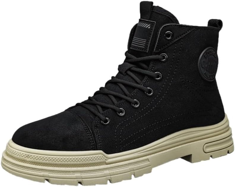 Мужские высокие кроссовки на шнуровке - дышащий верх из сетки, легкая амортизирующая резиновая подошва, повседневная обувь для бега и активного отдыха на весь день Hoalox, черный
Мужские высокие кроссовки на шнуровке - дышащий верх из сетки, легкая амортизирующая резиновая подошва, повседневная обувь для бега и активного отдыха на весь день Hoalox, черный