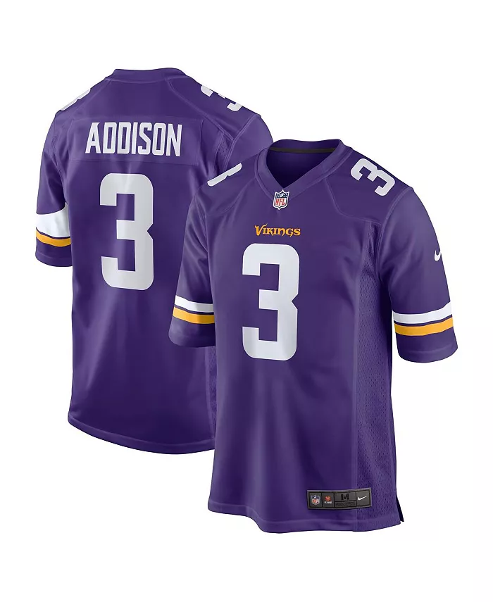 Мужская футболка Jordan Addison Purple Minnesota Vikings выбор в первом раунде драфта НФЛ 2023 Nike
Мужская футболка Jordan Addison Purple Minnesota Vikings выбор в первом раунде драфта НФЛ 2023 Nike