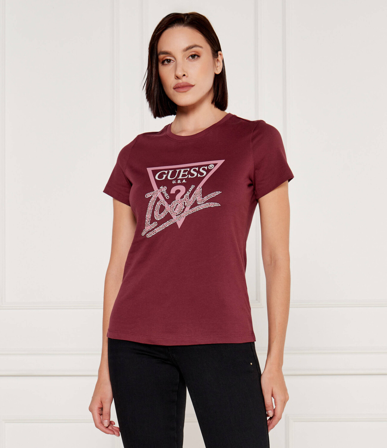 Футболка GUESS ICON Regular Fit, бордо
Футболка GUESS ICON Regular Fit, бордо