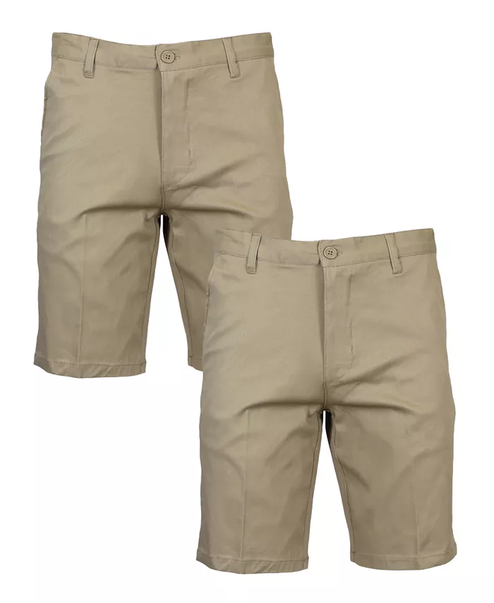 Мужские узкие хлопковые шорты-чинос с эластаном, 2 шт Galaxy By Harvic, коричневый/бежевый
Мужские узкие хлопковые шорты-чинос с эластаном, 2 шт Galaxy By Harvic, коричневый/бежевый