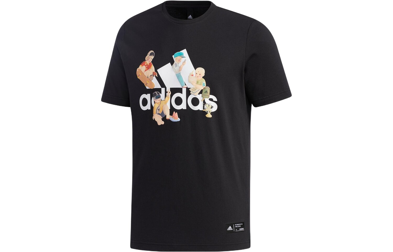 Adidas Мужская футболка, Черный
Adidas Мужская футболка, Черный