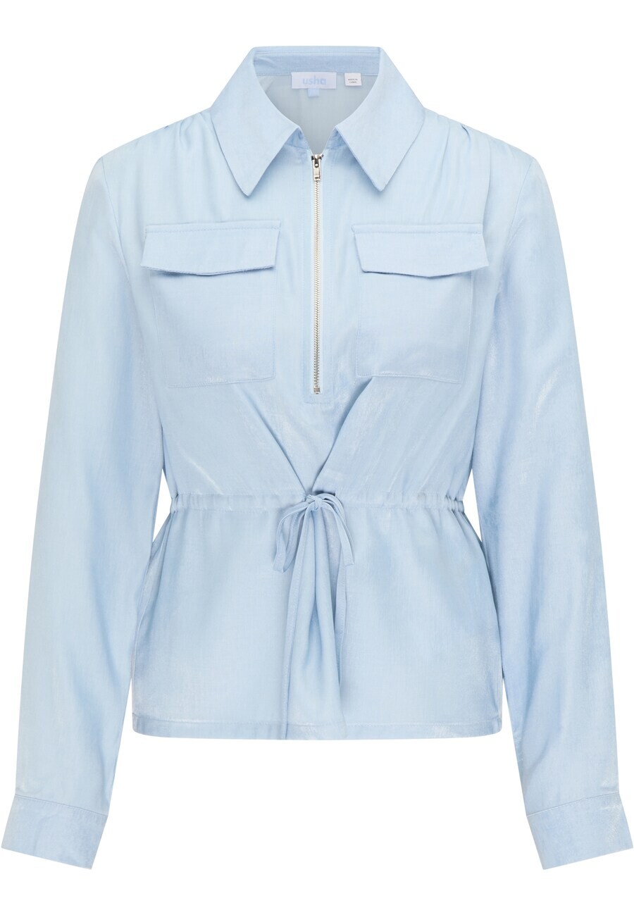 Рубашка usha BLUE LABEL Blouse, светло-синий
Рубашка usha BLUE LABEL Blouse, светло-синий