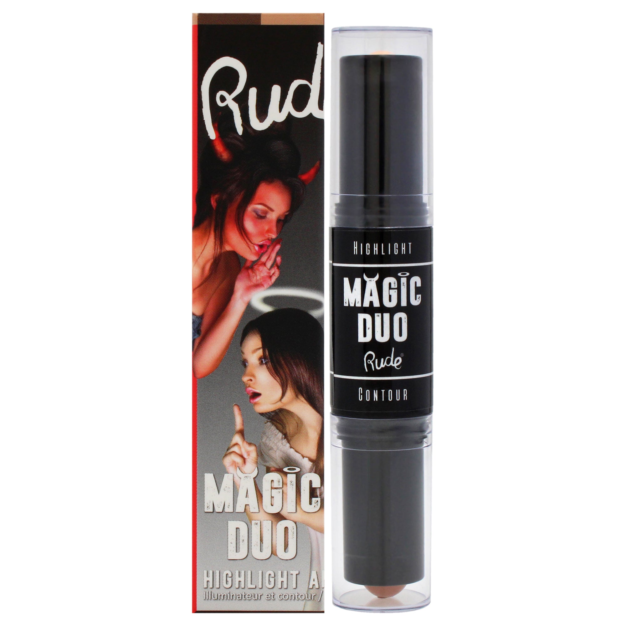 Magic Duo Highlight and Contour - Tan от Rude Cosmetics для женщин - 2 x 0,15 унции Highlight and Contour Rude Cosmetics, Small
Magic Duo Highlight and Contour - Tan от Rude Cosmetics для женщин - 2 x 0,15 унции Highlight and Contour Rude Cosmetics, Small