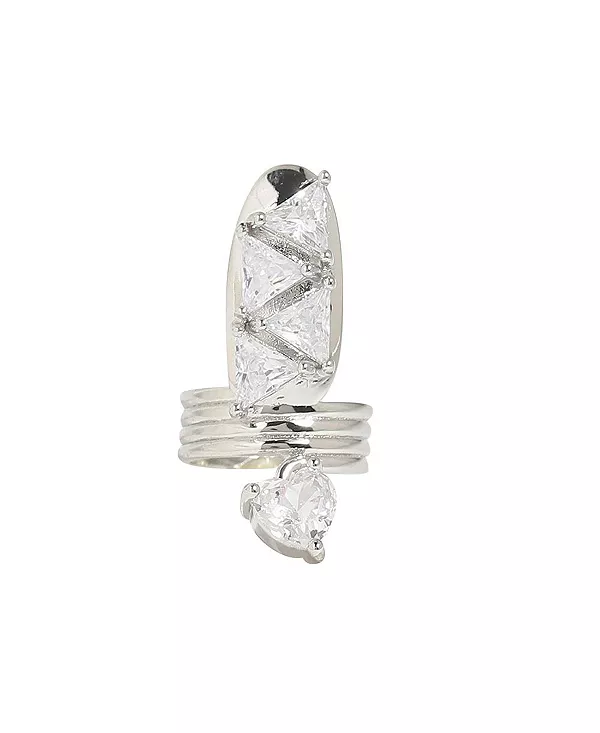 Роскошное кольцо для ногтей Sohi, silver
Роскошное кольцо для ногтей Sohi, silver