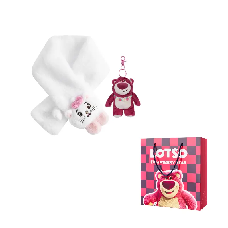 Disney Вязаный шарф женский, Marie Cat Plush Scarf+Doll Pendant 
Disney Вязаный шарф женский, Marie Cat Plush Scarf+Doll Pendant