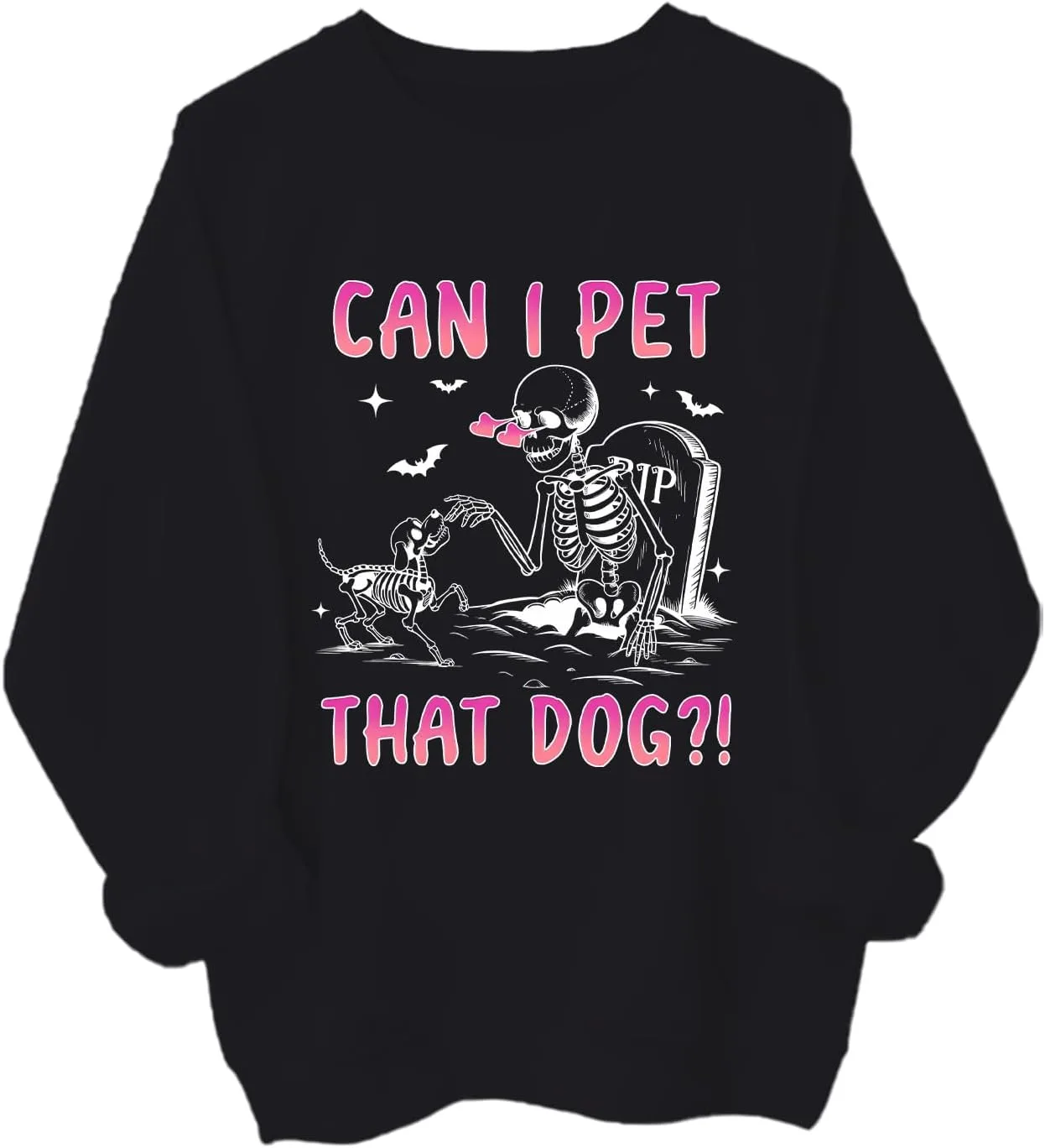 Толстовка с принтом "Can I Pet That Dog" для Хэллоуина
Толстовка с принтом "Can I Pet That Dog" для Хэллоуина