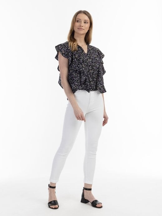 Блузка с короткими рукавами Usha, черный
Блузка с короткими рукавами Usha, черный