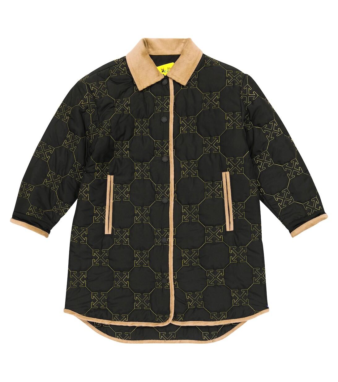 Стеганая куртка с логотипом Off-White, белый
Стеганая куртка с логотипом Off-White, белый