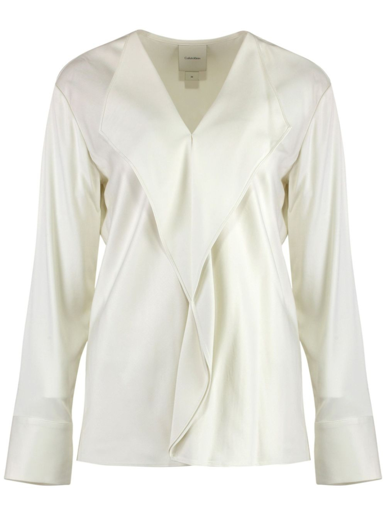 Calvin Klein драпированная блузка, белый
Calvin Klein драпированная блузка, белый