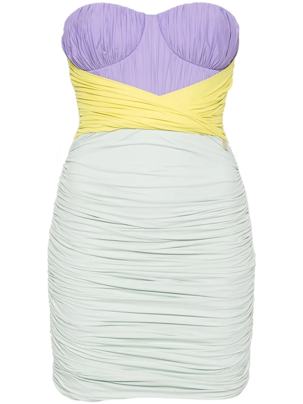 Драпированное платье мини из джерси Elisabetta Franchi, зеленый
Драпированное платье мини из джерси Elisabetta Franchi, зеленый