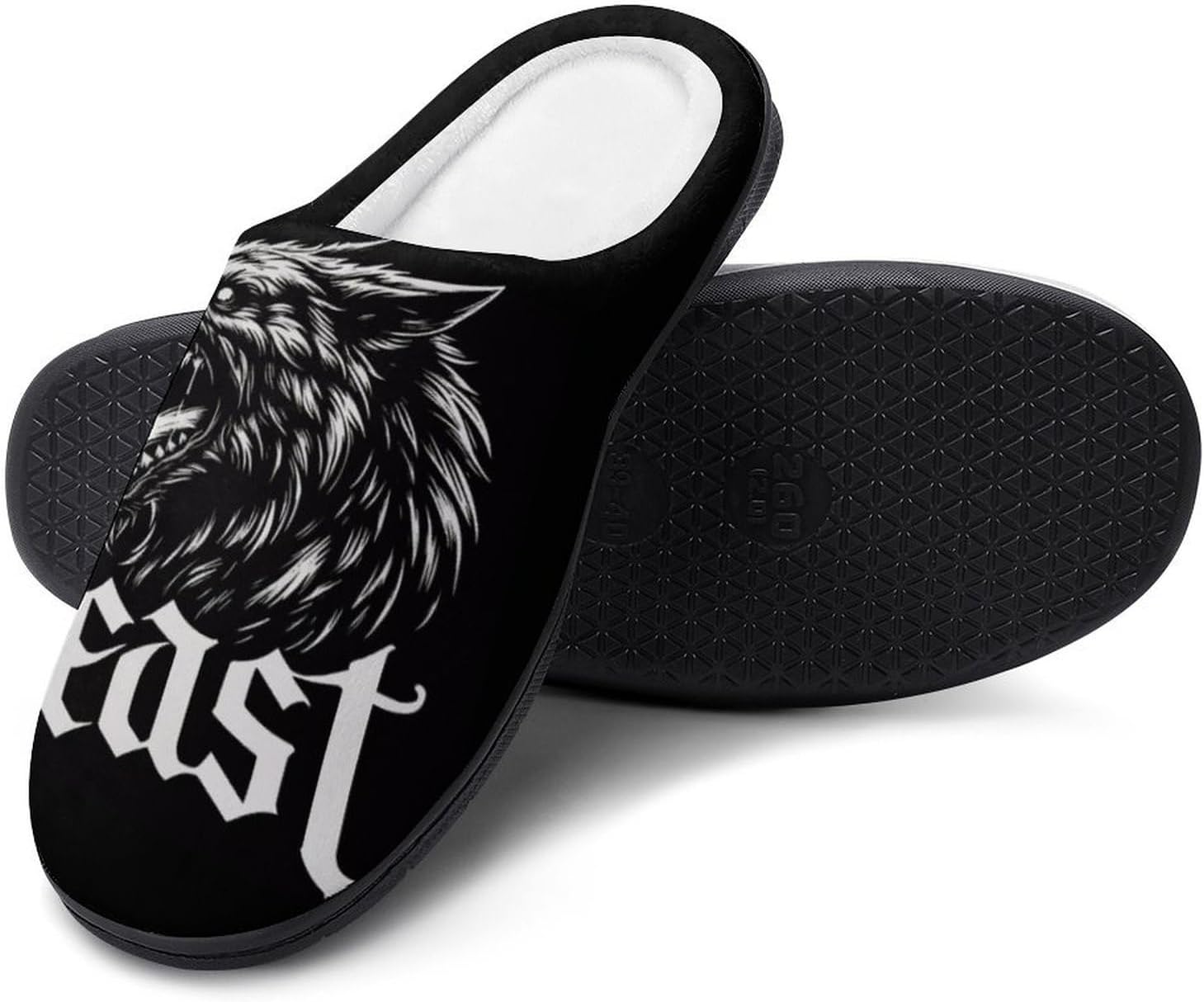 YXHZYHY Женские и мужские ретро-тапочки в стиле викингов, теплые хлопковые домашние повседневные тапочки, мягкие тапочки без шнурков для улицы, дома и спальни, Viking Wolfb
YXHZYHY Женские и мужские ретро-тапочки в стиле викингов, теплые хлопковые домашние повседневные тапочки, мягкие тапочки без шнурков для улицы, дома и спальни, Viking Wolfb