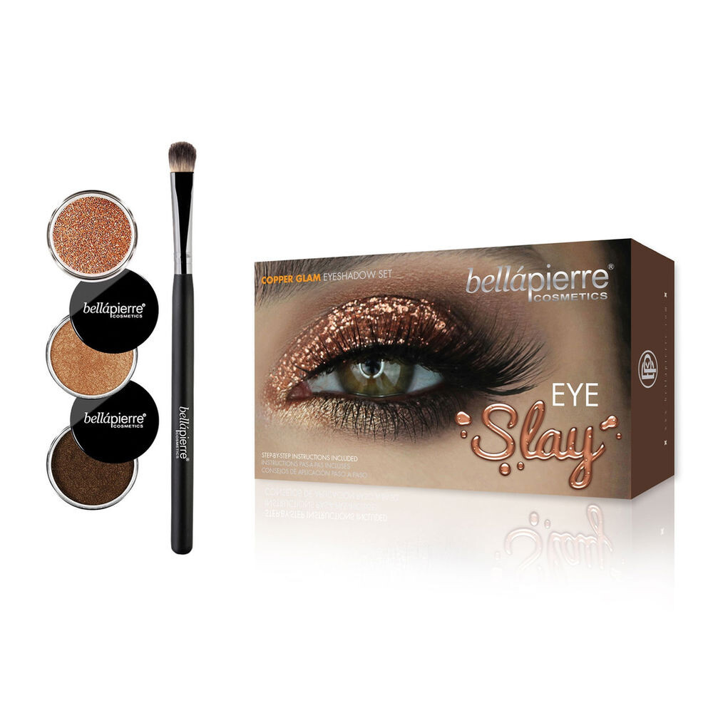 Тени для век Eye Slay Kit Sombra De Ojos Bellapierre Cosmetics, цвет copper glam
Тени для век Eye Slay Kit Sombra De Ojos Bellapierre Cosmetics, цвет copper glam