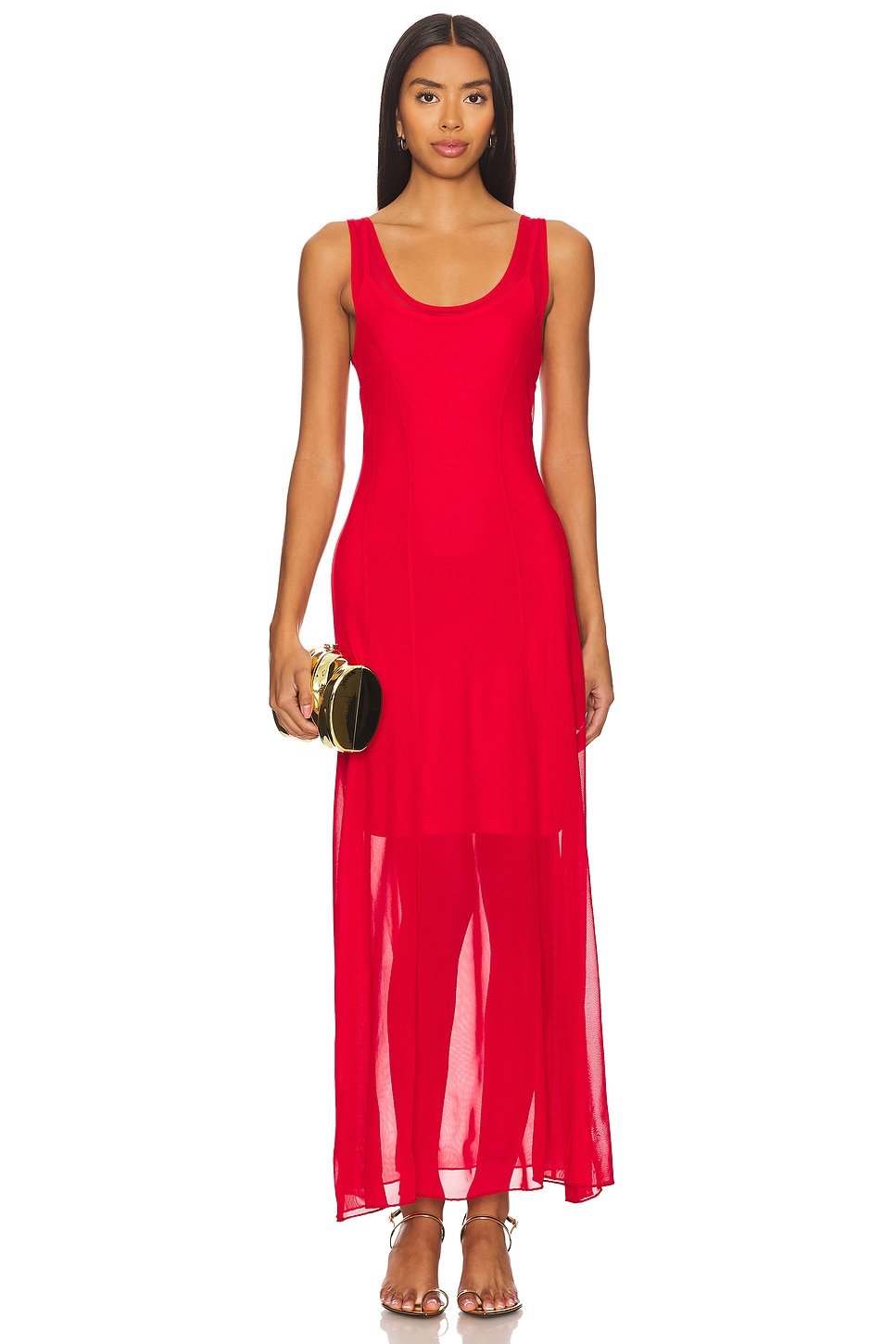Платье макси месси Gestuz, красный
Платье макси месси Gestuz, красный