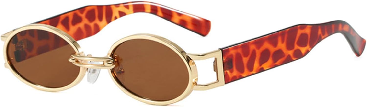 Солнцезащитные очки Willochra в стиле ретро, овальные, для женщин и мужчин, модные дизайнерские очки 90-х годов, золотистая металлическая оправа, защита от УФ-излучения UV400, C4
Солнцезащитные очки Willochra в стиле ретро, овальные, для женщин и мужчин, модные дизайнерские очки 90-х годов, золотистая металлическая оправа, защита от УФ-излучения UV400, C4