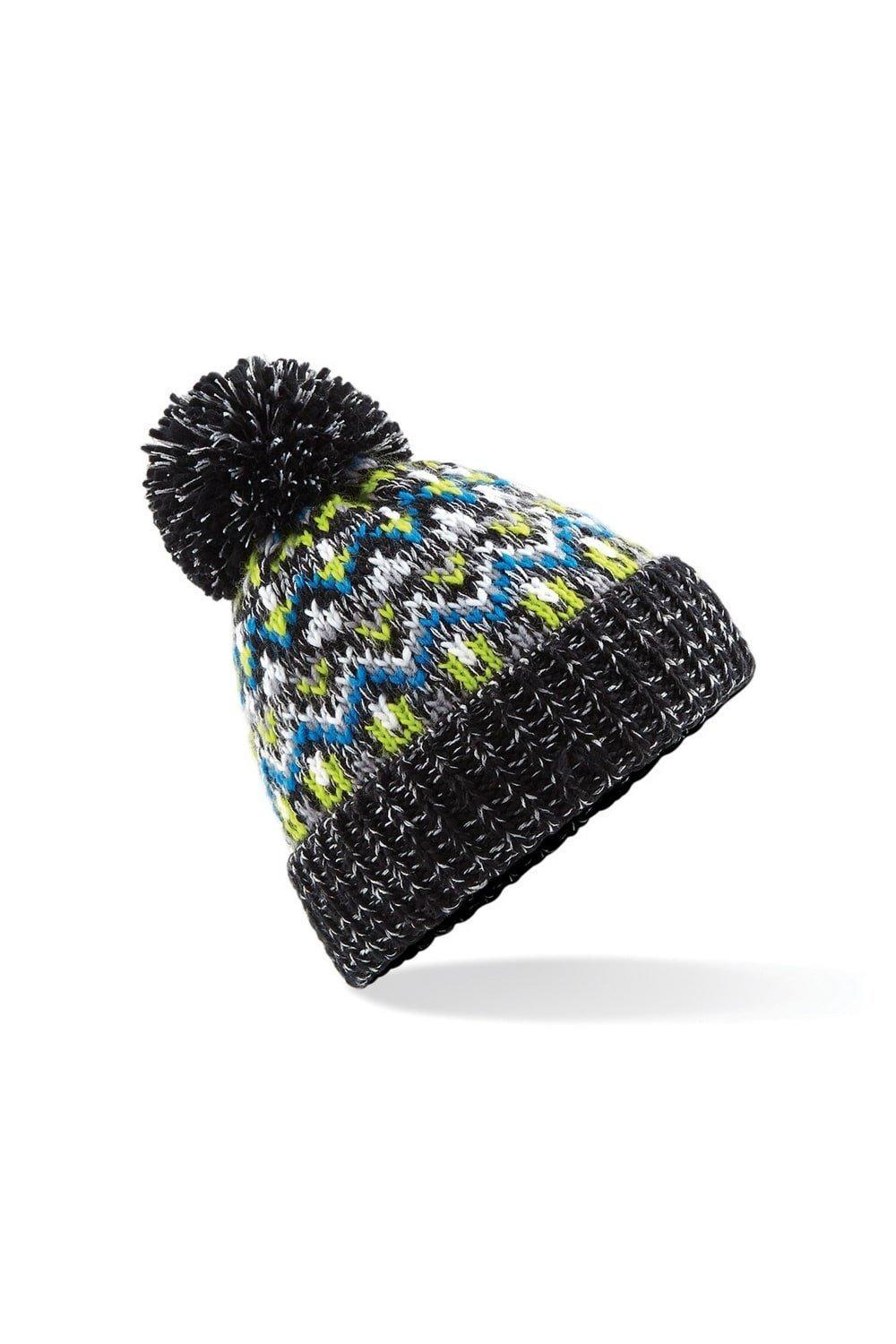 Зимняя шапка Blizzard с помпоном Beechfield, мультиколор
Зимняя шапка Blizzard с помпоном Beechfield, мультиколор