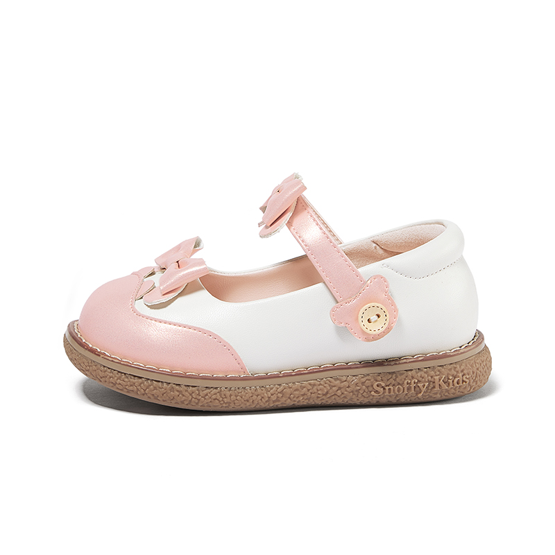Детские кожаные туфли серии Rococo с противоскользящей и дышащей подошвой для детей от 3 до 7 лет Snoffy, кремовый/белый/розовый
Детские кожаные туфли серии Rococo с противоскользящей и дышащей подошвой для детей от 3 до 7 лет Snoffy, кремовый/белый/розовый