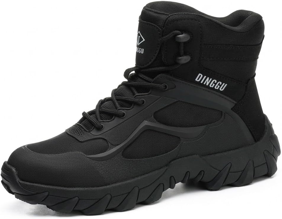 Мужские защитные ботинки FLOWERGIRR с стальным носком, высокой голенью, противопробежной стойкостью, кевларовым усилением, широким носком, обувь из кожи и текстиля с резиновой подошвой, в нескольких цветах, размеры США
Мужские защитные ботинки FLOWERGIRR с стальным носком, высокой голенью, противопробежной стойкостью, кевларовым усилением, широким носком, обувь из кожи и текстиля с резиновой подошвой, в нескольких цветах, размеры США