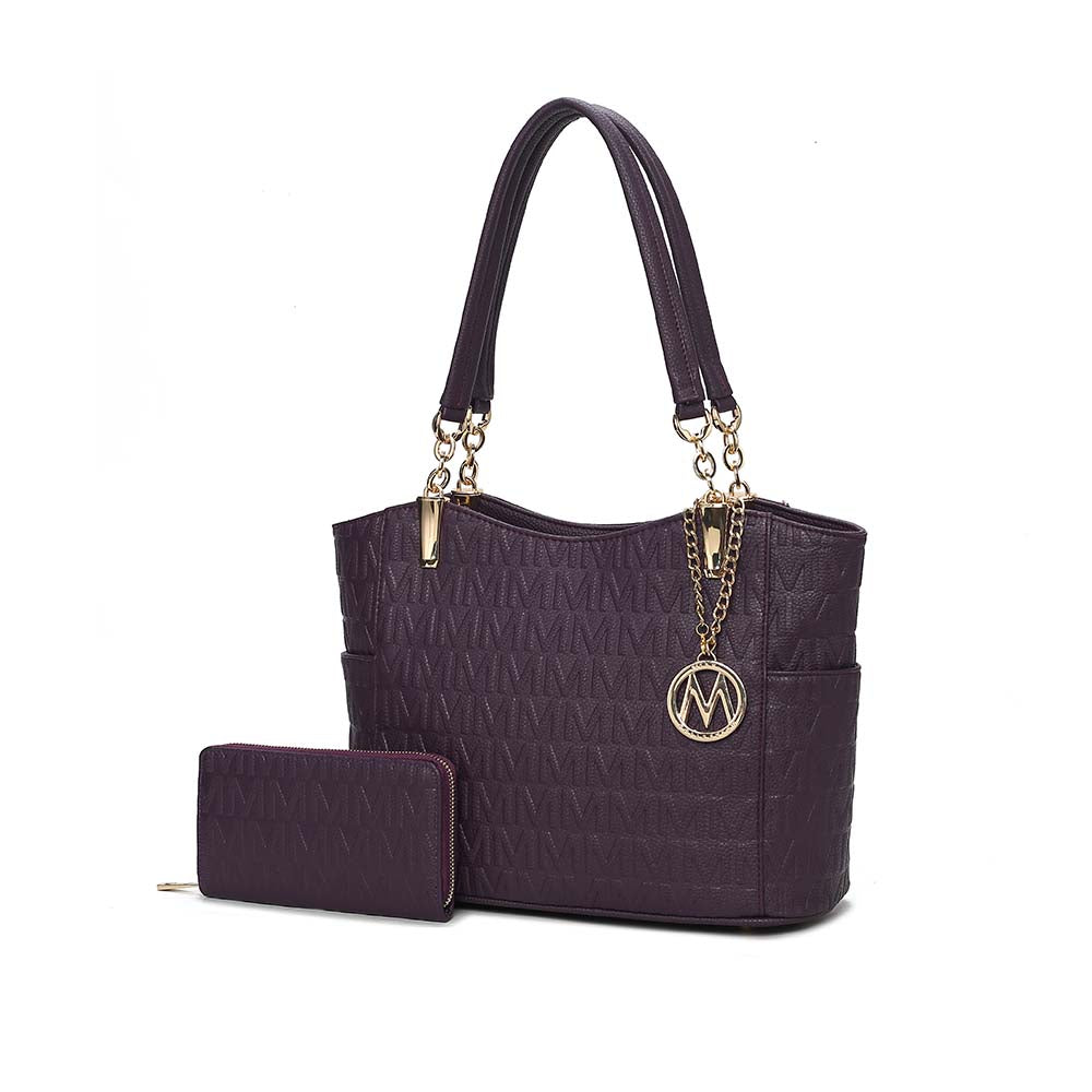 Allison сумка-тоут и кошелек из веганской кожи 2 в 1 MKF, темно-фиолетовый
Allison сумка-тоут и кошелек из веганской кожи 2 в 1 MKF, темно-фиолетовый