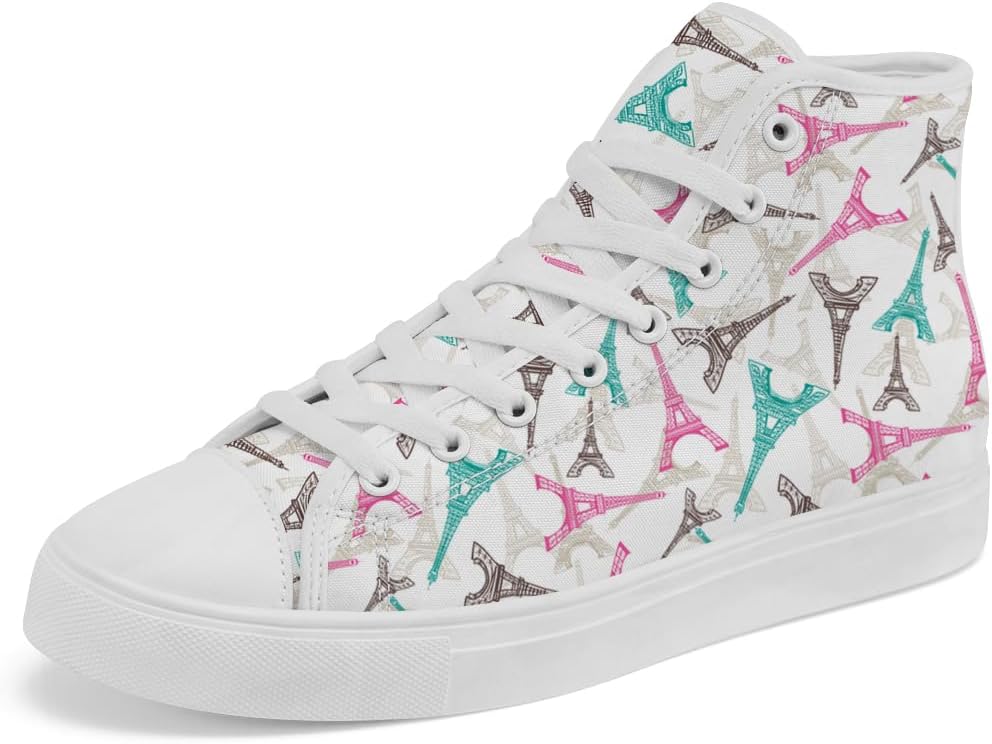 Кеды на высокой подошве с Эйфелевой башней для женщин и мужчин Chebing, белый
Кеды на высокой подошве с Эйфелевой башней для женщин и мужчин Chebing, белый