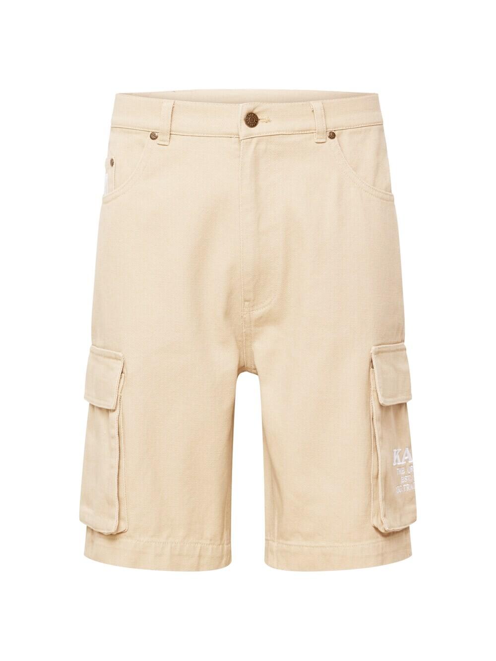 Обычные брюки-карго Karl Kani, бежевый
Обычные брюки-карго Karl Kani, бежевый