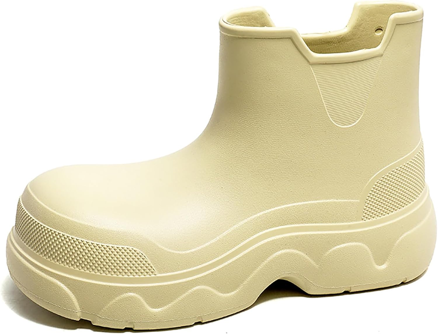 NENGMAON Унисекс EVA массивные платформенные короткие дождевые ботинки на щиколотку, удобные, с круглым носком, противоскользящей резиновой подошвой, водонепроницаемые, для работы в саду, короткие дождевые ботинки для женщин и мужчин, шампань
NENGMAON Унисекс EVA массивные платформенные короткие дождевые ботинки на щиколотку, удобные, с круглым носком, противоскользящей резиновой подошвой, водонепроницаемые, для работы в саду, короткие дождевые ботинки для женщин и мужчин, шампань