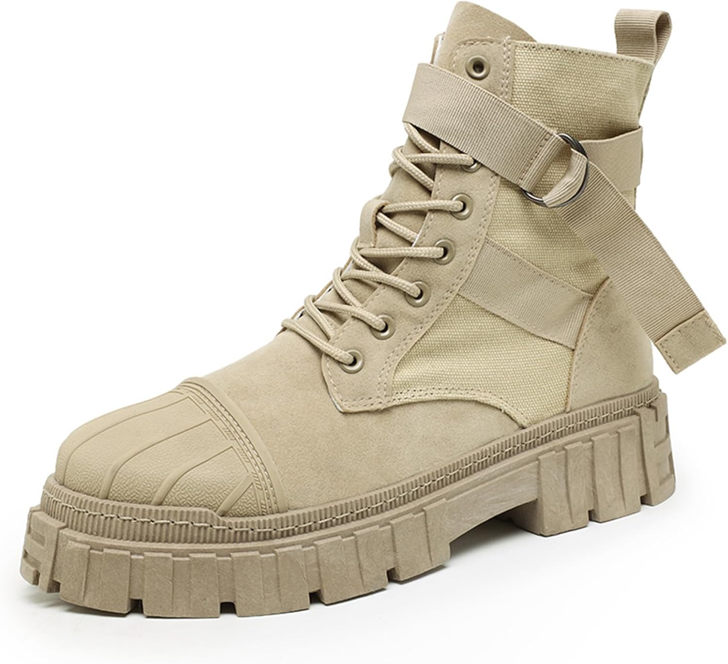 Мужские дышащие кожаные боевые ботинки на шнуровке с застежкой-липучкой, легкие, мягкий массивный каблук, платформа, круглый носок, повседневная обувь для ежедневного ношения, походов, прогулок и охоты Tengfeifly, бежевый
Мужские дышащие кожаные боевые ботинки на шнуровке с застежкой-липучкой, легкие, мягкий массивный каблук, платформа, круглый носок, повседневная обувь для ежедневного ношения, походов, прогулок и охоты Tengfeifly, бежевый