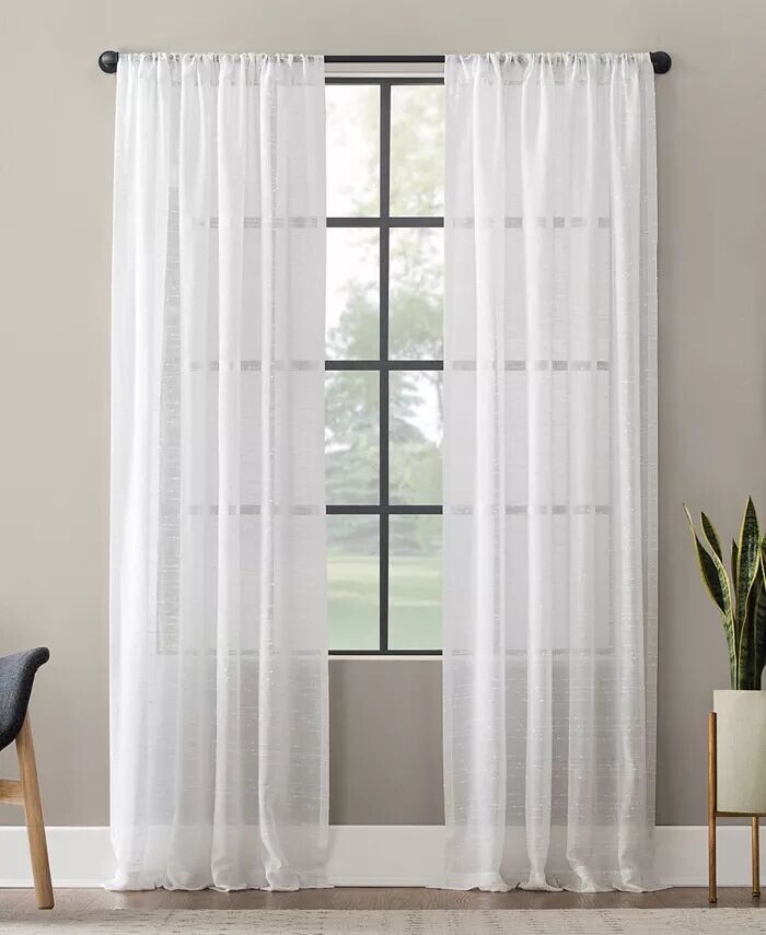 Текстурированная противопылевая шторная штора Slub Stripe, 52 x 63 дюйма Clean Window, белый
Текстурированная противопылевая шторная штора Slub Stripe, 52 x 63 дюйма Clean Window, белый