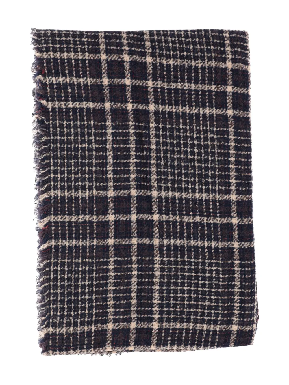 Клетчатый шарф с бахромой FALIERO SARTI, коричневый
Клетчатый шарф с бахромой FALIERO SARTI, коричневый