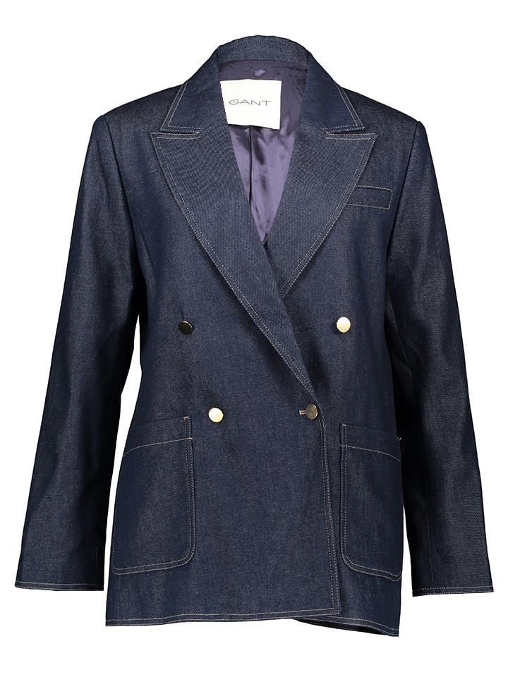 Gant Джинсовый пиджак темно-синего цвета
Gant Джинсовый пиджак темно-синего цвета