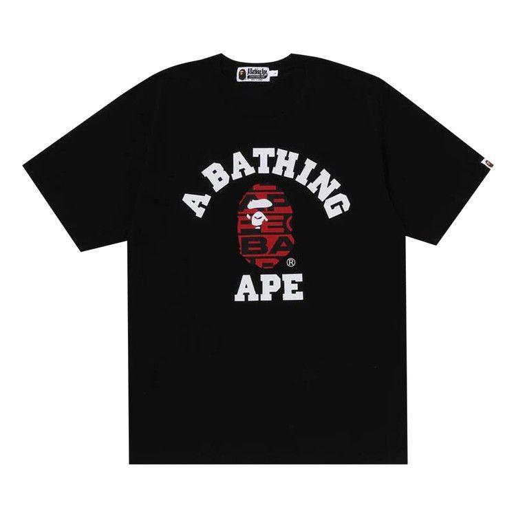 Футболка BAPE Lux Sport Pattern College Tee 'Black'
Футболка BAPE Lux Sport Pattern College Tee 'Black'
