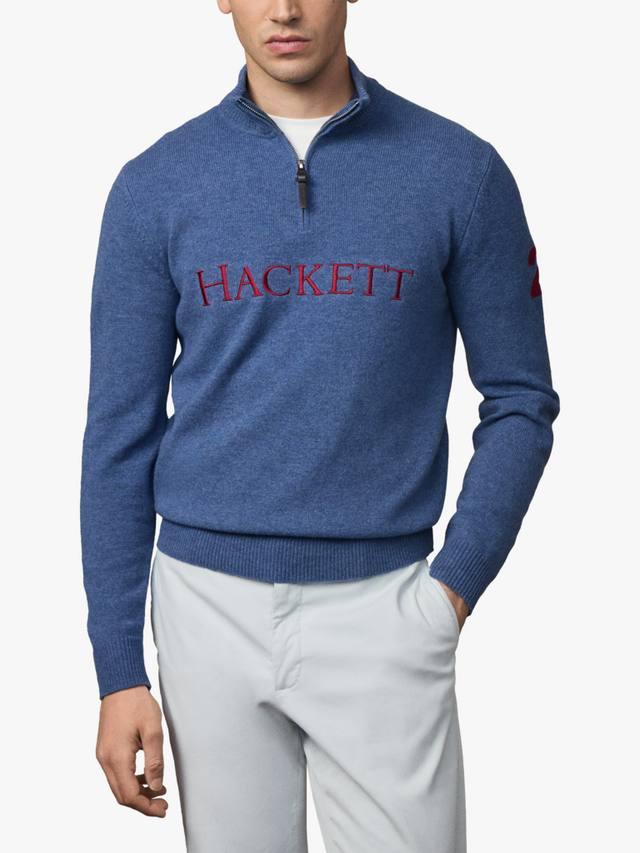 Шерстяной джемпер с молнией Hackett London
Шерстяной джемпер с молнией Hackett London