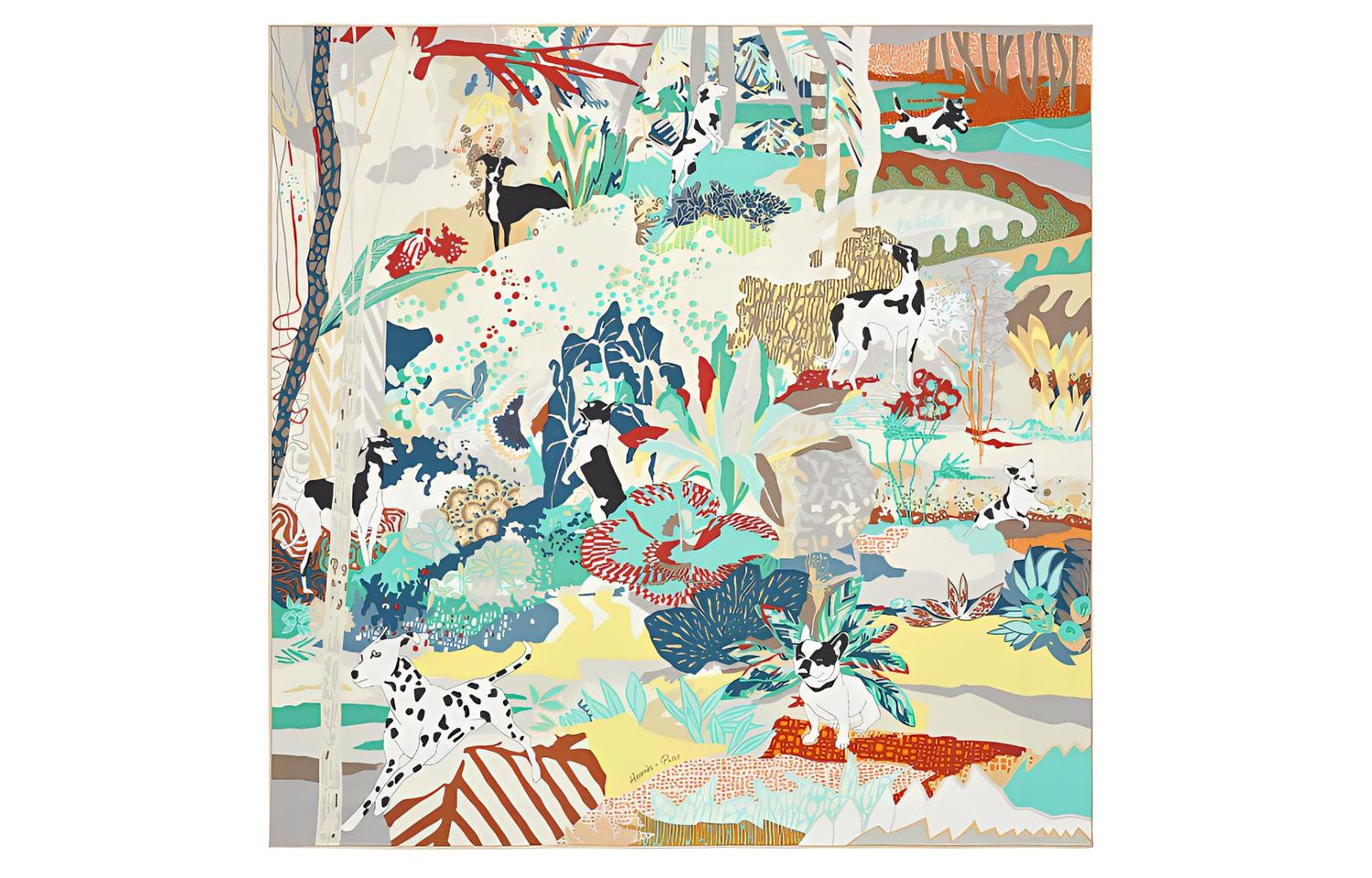 Шелковый платок En Liberte Unisex Мультиколор HERMES
Шелковый платок En Liberte Unisex Мультиколор HERMES