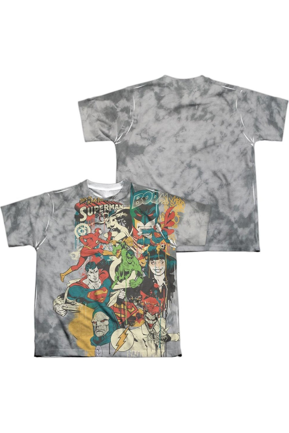 DC Comics Друзья или враги Короткий рукав Детская футболка из полиэстера Gildan, белый
DC Comics Друзья или враги Короткий рукав Детская футболка из полиэстера Gildan, белый