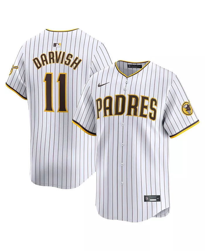 Мужская белая лимитированная игровая футболка Yu Darvish San Diego Padres Nike
Мужская белая лимитированная игровая футболка Yu Darvish San Diego Padres Nike