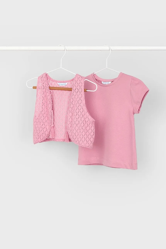 Детская хлопковая футболка Mayoral, розовый
Детская хлопковая футболка Mayoral, розовый