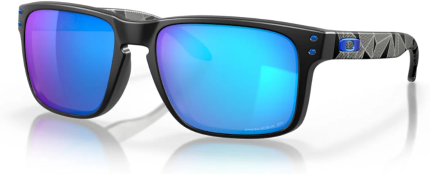 Мужские квадратные солнцезащитные очки OAKLEY Holbrook OO9102 + комплект аксессуаров: ремешок и чехол из микрофибры, Matte Black Prizmatic/Prizm Sapphire Polarized
Мужские квадратные солнцезащитные очки OAKLEY Holbrook OO9102 + комплект аксессуаров: ремешок и чехол из микрофибры, Matte Black Prizmatic/Prizm Sapphire Polarized