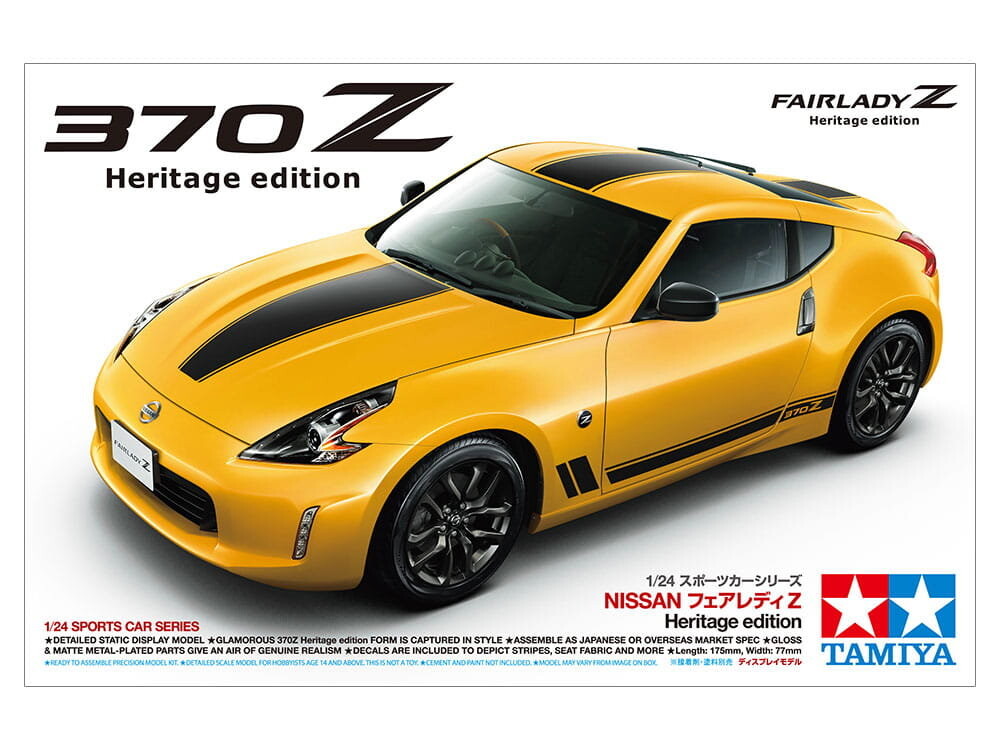Nissan 370Z (издание Heritage) 1:24 Tamiya 24348
Nissan 370Z (издание Heritage) 1:24 Tamiya 24348